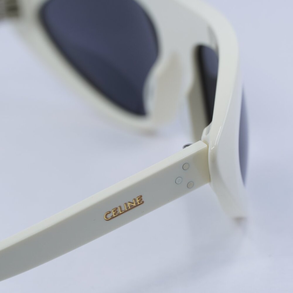Celine CL40261I 25A Sunglasses - Shiny Ivory Frame, Smoke Lenses - Lowest Price! - Picture 8 of 11